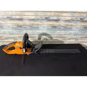 Worx Hedge Trimmer 20" Orange Excellent Cordless 18V WG250 w/ Battery & Sheath